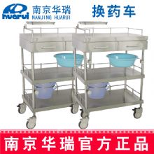華瑞換藥車 精品不銹鋼B345 Ⅱ型，655×486×925 mm