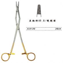 金鐘硬質(zhì)合金鑲片持針鉗直 粗針 JCA120 26cm 雙關(guān)節(jié) 直 粗針 0.5