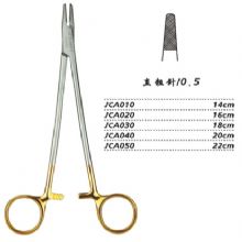 金鐘硬質合金鑲片持針鉗直 粗針 JCA020 16cm 直 粗針 0.5