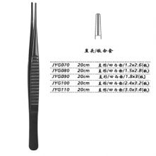 金鐘組織鑷直形 凹凸齒 20cm JYG110   3.0×3.4（鈦）