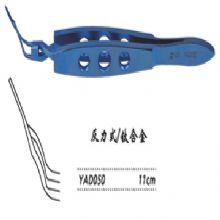 金鐘晶體折疊鑷  YAD050 11cm 反力式（鈦）