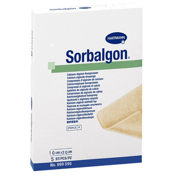 德國(guó)保赫曼德濕康藻酸鈣傷口敷料  Sorbalgon 10x20cm 貨號(hào)：9995891   