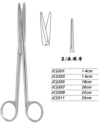 金鐘組織剪直 WD JC2209 22cm 直 WD