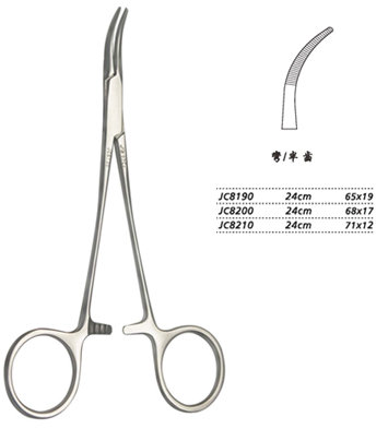 金鐘分離結(jié)扎鉗24cm JC8200 24cm 68×17半齒