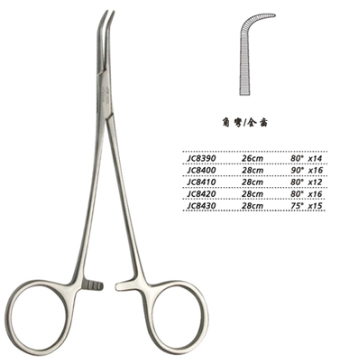 金鐘分離結(jié)扎鉗26cm JC8390 26cm 80°×14全齒