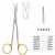 金鐘精細(xì)剪16cm JA2507 16cm 直寬頭 金圈
