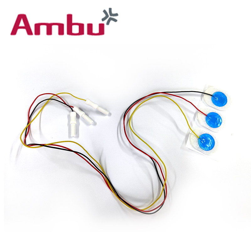 AMBU 丹麥安保藍點心電電極片 NF-50-K/12/EU12片/袋，600片/小箱，1200片/大箱