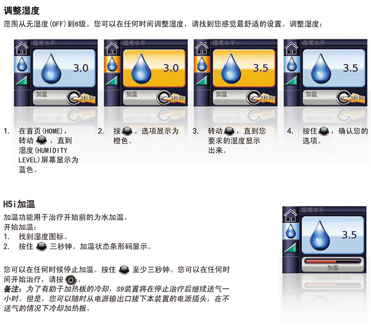 瑞思邁 H5i 加溫濕化器